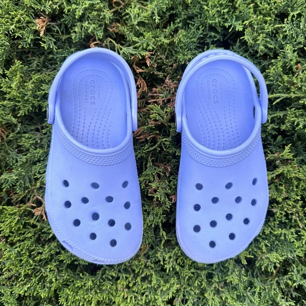 Crocs Classic Kids Clogs Toddler‎ Size 12 Purple Sandals